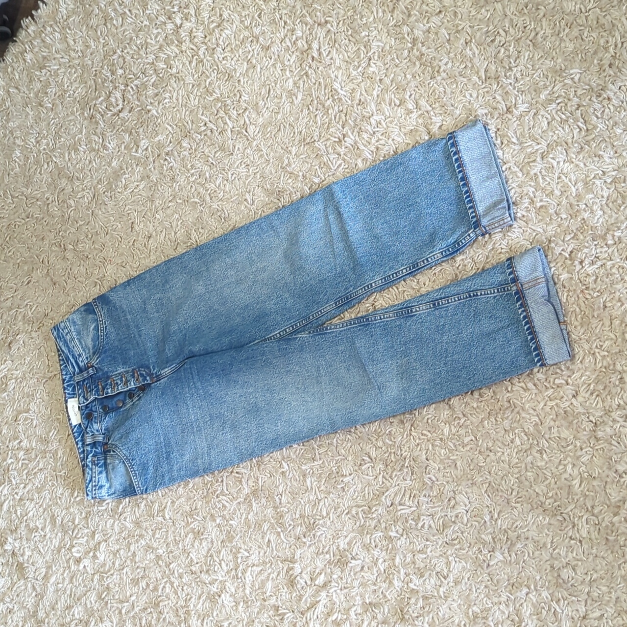 Decade Brand High-Rise Straight Leg Women’s Jeans - Light Blue Denim